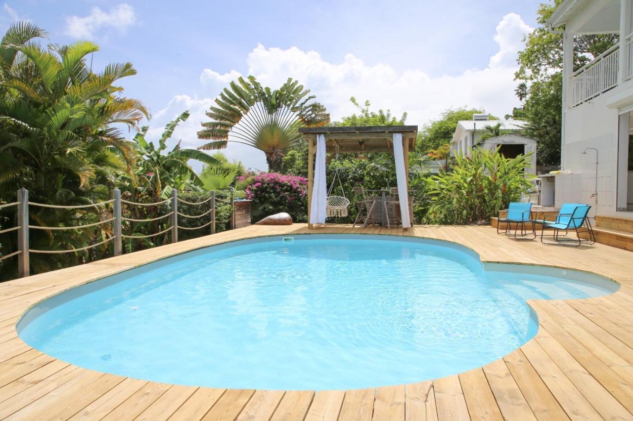 L Orchidee Bleue, Bas De Villa, Vue Mer, Piscine Privee ساينت آن المظهر الخارجي الصورة