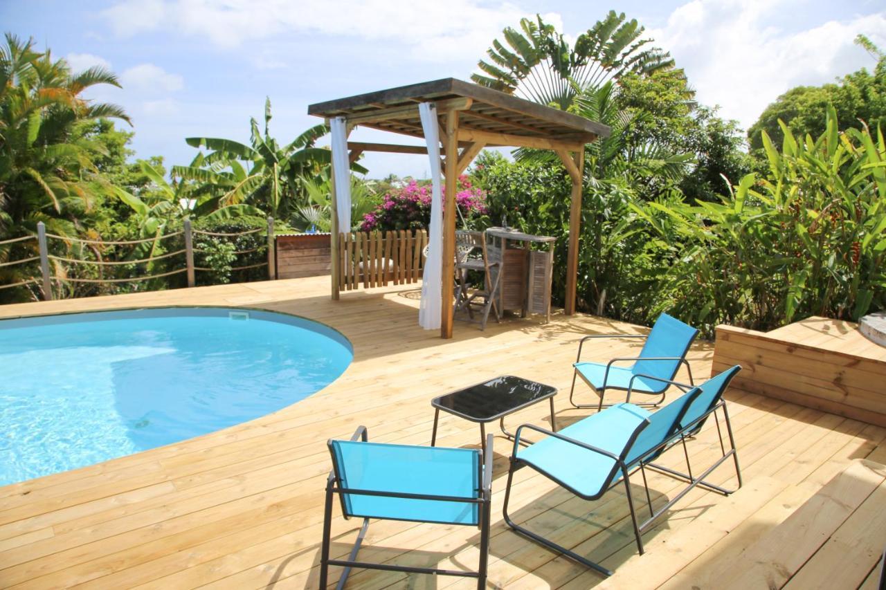 L Orchidee Bleue, Bas De Villa, Vue Mer, Piscine Privee ساينت آن المظهر الخارجي الصورة