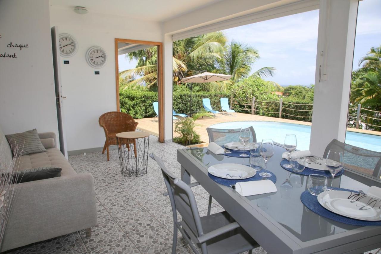 L Orchidee Bleue, Bas De Villa, Vue Mer, Piscine Privee ساينت آن المظهر الخارجي الصورة